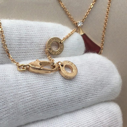 [Kincade Jewelery]DREAM NECKLACE CARNELIAN 1 DIAMOND