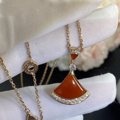 [Kincade Jewelery]DREAM NECKLACE CARNELIAN DIAMOND