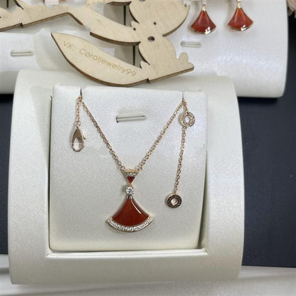 [Kincade Jewelery]DREAM NECKLACE CARNELIAN DIAMOND