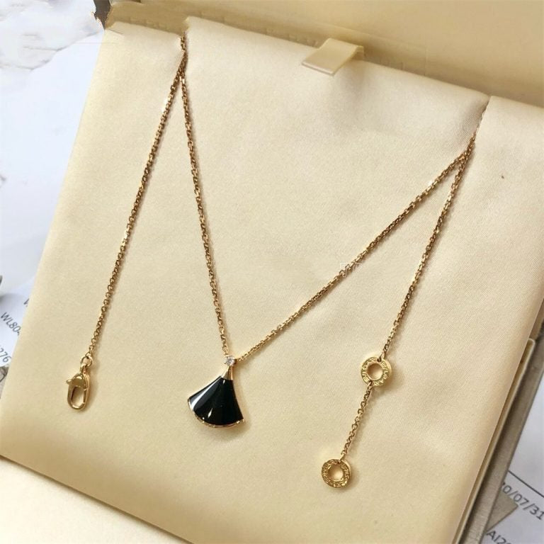 [Kincade Jewelery]DREAM NECKLACE ONYX 1 DIAMOND