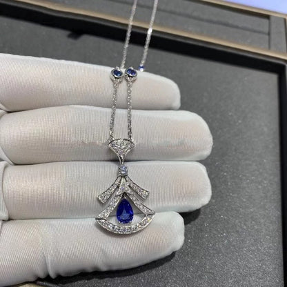 [Kincade Jewelery]DREAM NECKLACE AGATE DIAMOND SILVER