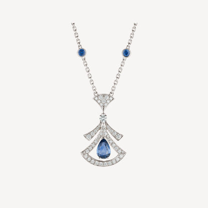 [Kincade Jewelery]DREAM NECKLACE AGATE DIAMOND SILVER