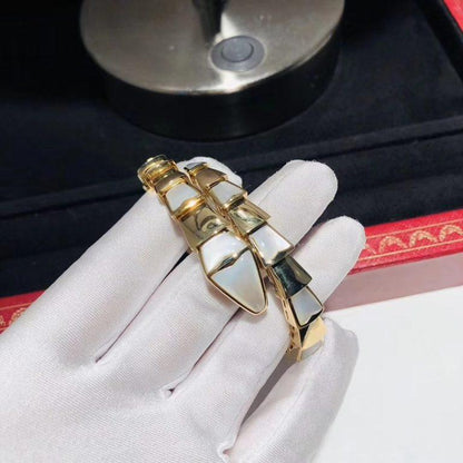 [Kincade Jewelery]SERPENTI BRACELET MOP GOLD