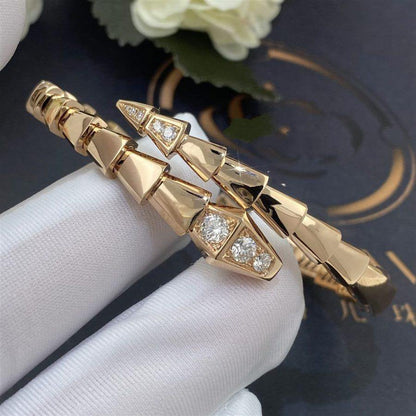 [Kincade Jewelery]SERPENTI BRACELET DIAMONDS PINK GOLD