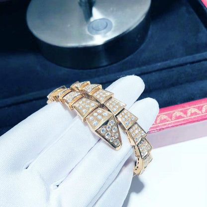 [Kincade Jewelery]SERPENTI BRACELET 8MM PINK GOLD DIAMOND