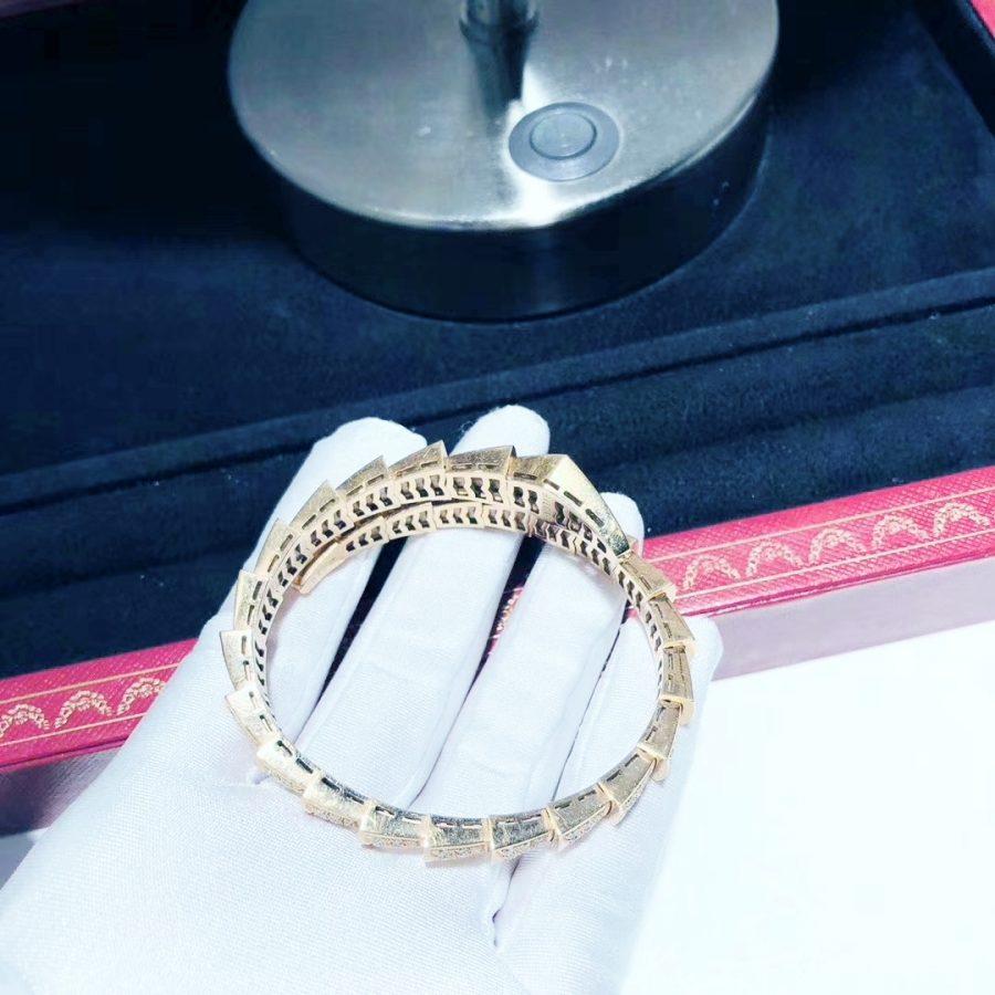 [Kincade Jewelery]SERPENTI BRACELET 8MM PINK GOLD DIAMOND