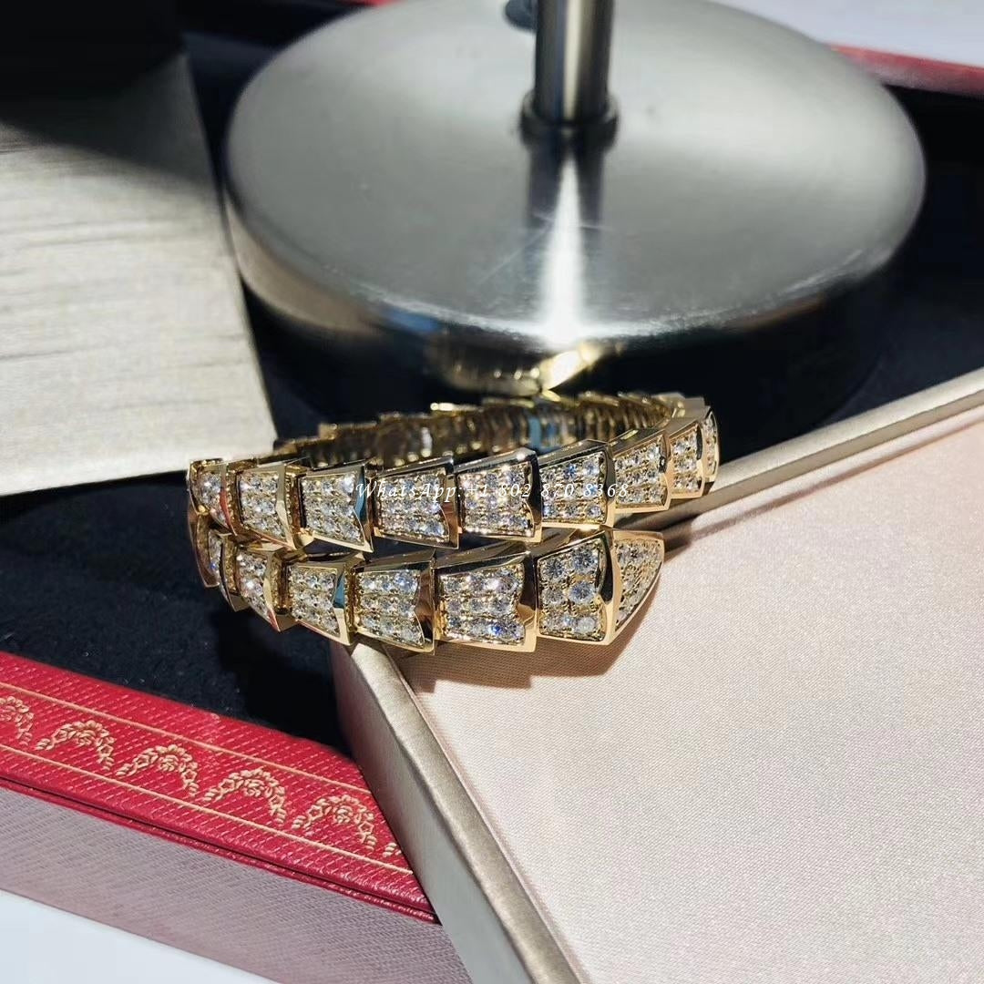[Kincade Jewelery]SERPENTI BRACELET 8MM GOLD DIAMOND