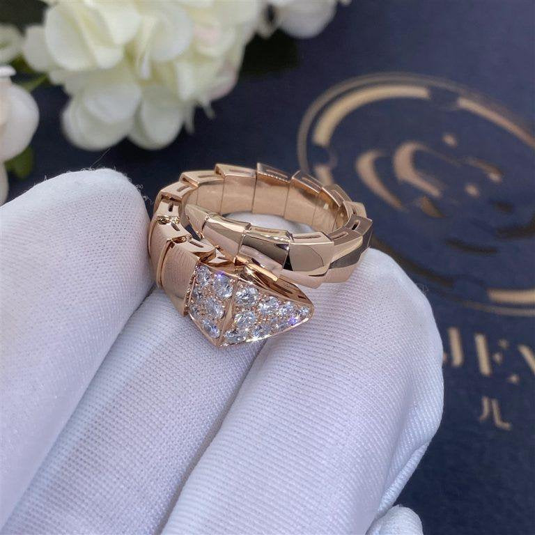 [Kincade Jewelery]SERPENTI RING PINK GOLD DIAMOND