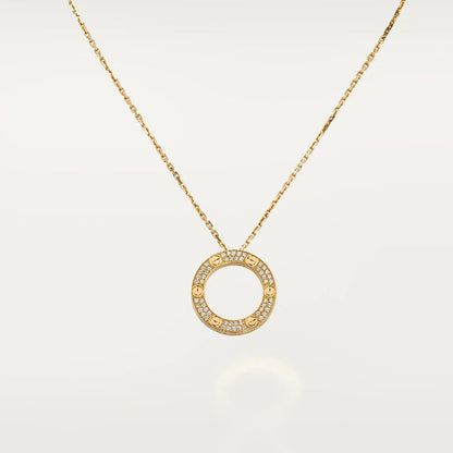 [Kincade Jewelery]LOVE NECKLACE ADJUSTABLE ROSE GOLD