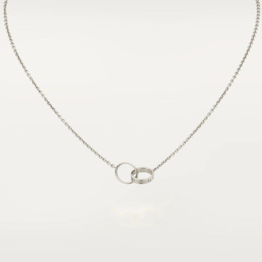 [Kincade Jewelery]LOVE NECKLACE PINK GOLD AND SILVER