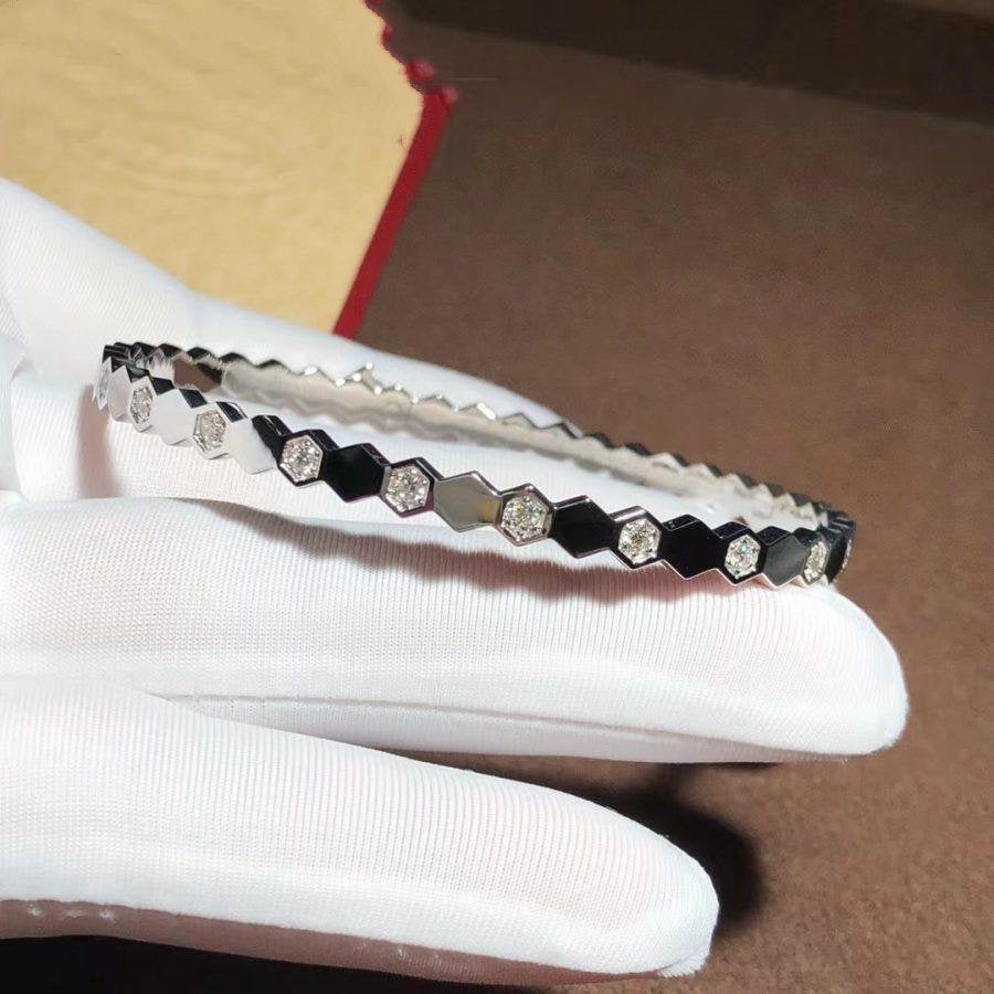[Kincade Jewelery]BEE LOVE SILVER DIAMOND BRACELET