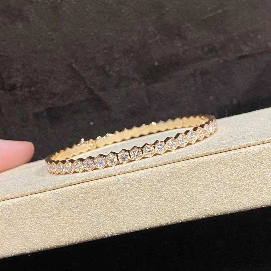 [Kincade Jewelery]BEE LOVE GOLD BRACELET FULL DIAMOND