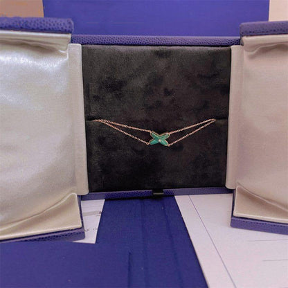 [Kincade Jewelery]JEUX BRACELET MALACHITE PINK GOLD 1 DIAMOND