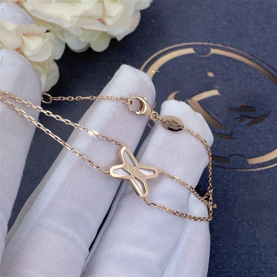 [Kincade Jewelery]JEUX BRACELET WHITE MOP PINK GOLD 1 DIAMOND