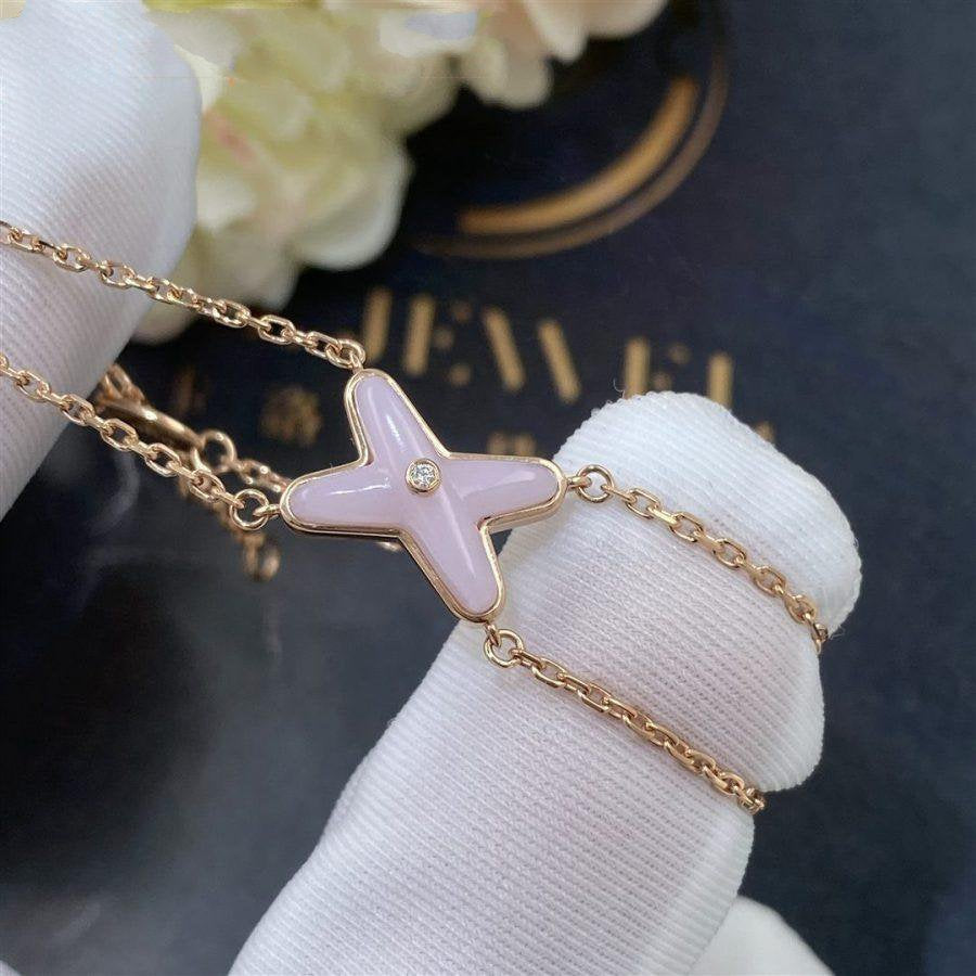[Kincade Jewelery]JEUX BRACELET PINK MOP PINK GOLD 1 DIAMOND