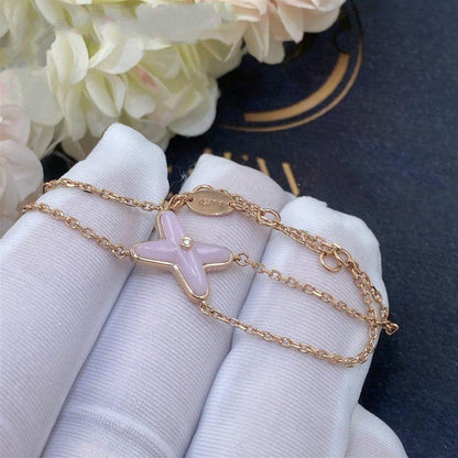 [Kincade Jewelery]JEUX BRACELET PINK MOP PINK GOLD 1 DIAMOND