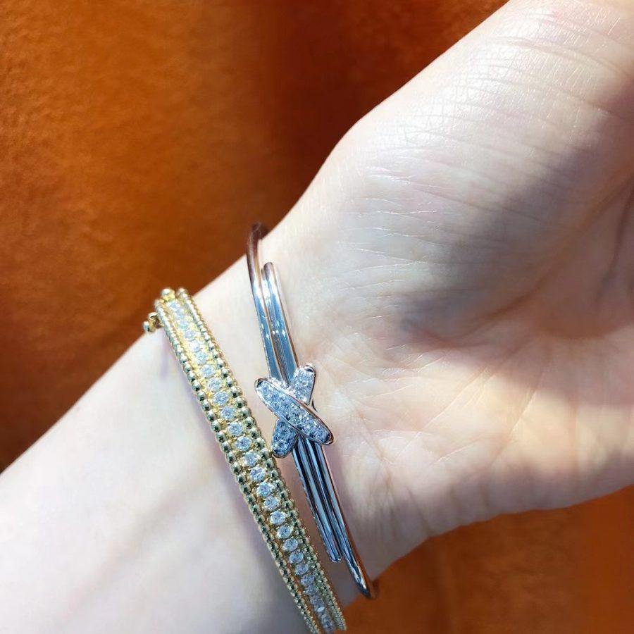 [Kincade Jewelery]JEUX DE BRACELET SILVER DIAMONDS