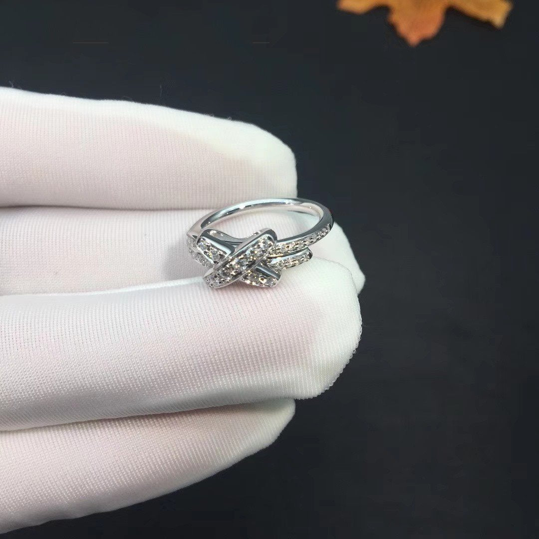 [Kincade Jewelery]JEUX DE SILVER DIAMOND RING