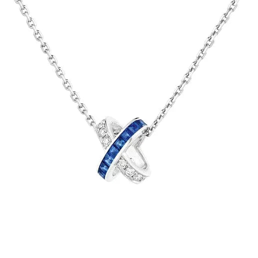 [Kincade Jewelery]LIENS DIAMOND SILVER NECKLACE