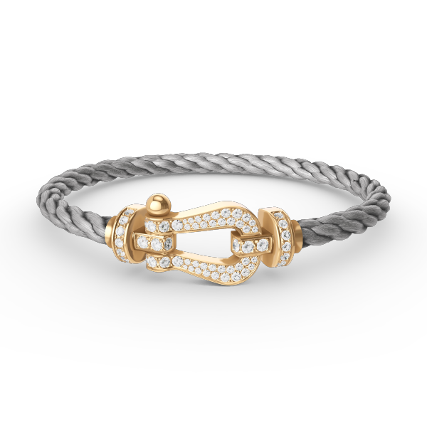 [Kincade Jewelery]FORCE LARGE HORSESHOE FULL DIAMOND BRACELET GOLD