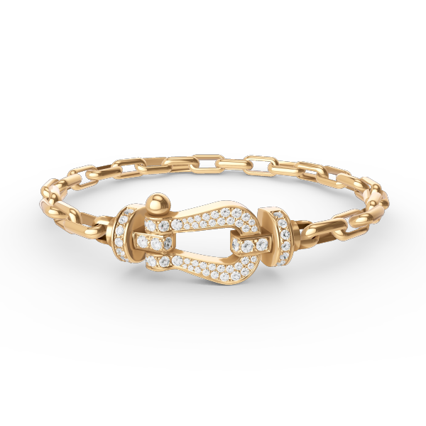 [Kincade Jewelery]FORCE LARGE HORSESHOE CLASP  METAL BRACELET