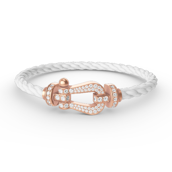 [Kincade Jewelery]FORCE LARGE HORSESHOE FULL DIAMOND BRACELET ROSE GOLD