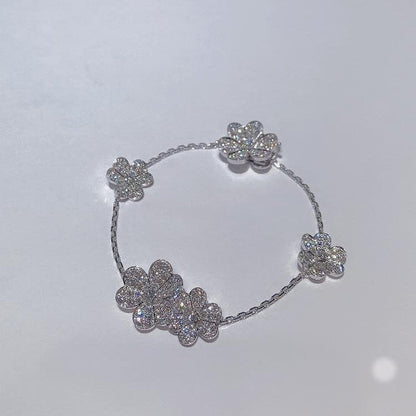 [Kincade Jewelery]FRIVOLE SILVER 5 FLOWERS BRACELET