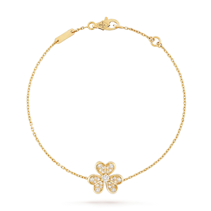 [Kincade Jewelery]FRIVOLE GOLD FLOWER DIAMOND BRACELET