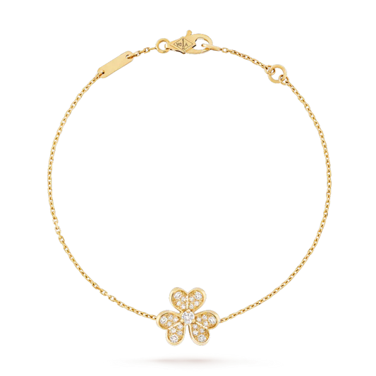 [Kincade Jewelery]FRIVOLE GOLD FLOWER DIAMOND BRACELET