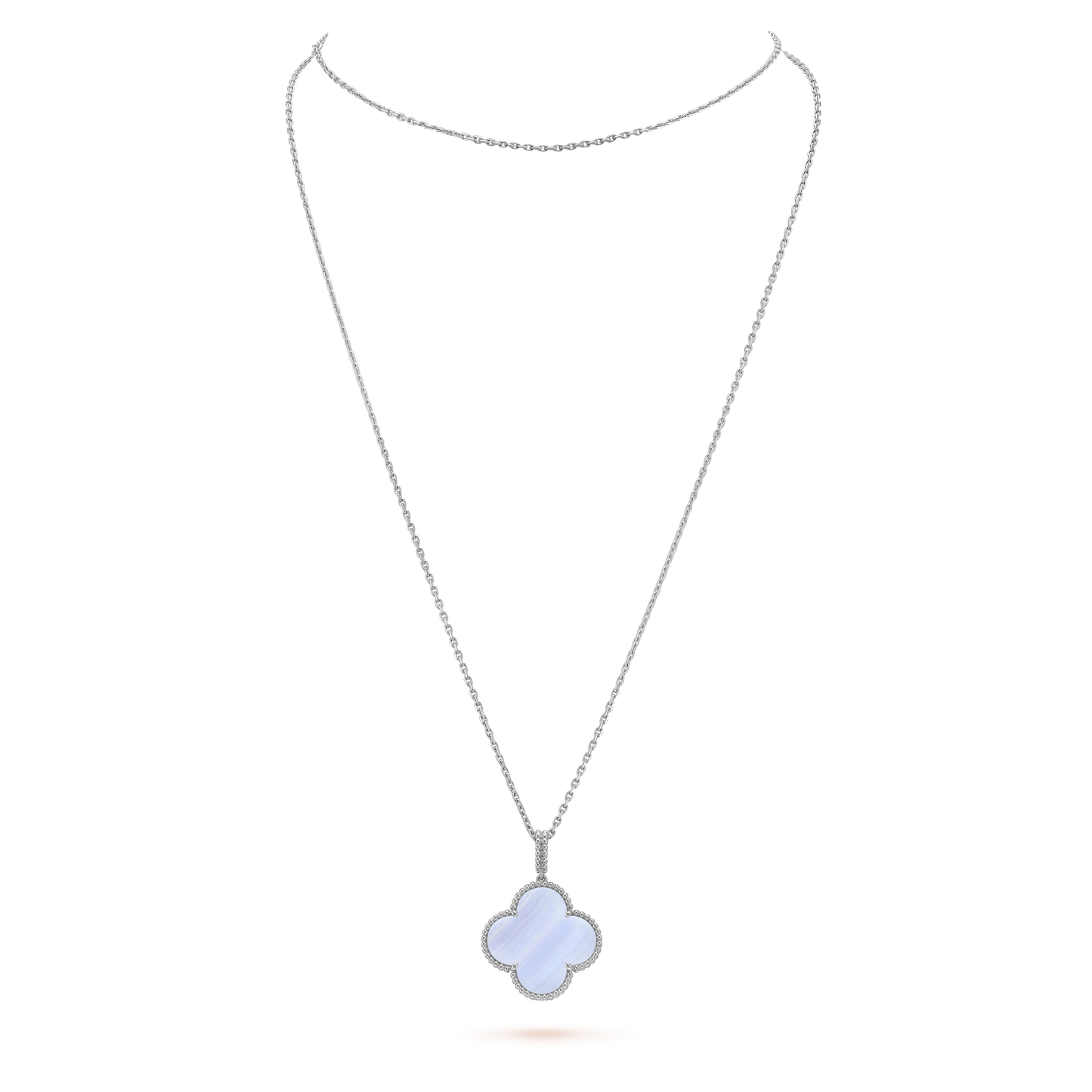 [Kincade Jewelery]Kincade SILVER CHALCEDONY BIG Kincade NECKLACE