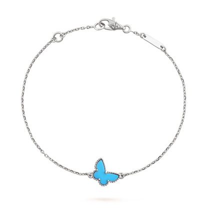[Kincade Jewelery]BUTTERFLY TURQUOISE BUTTERFLY BRACELET SILVER