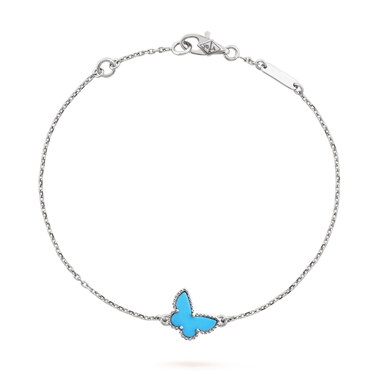 [Kincade Jewelery]BUTTERFLY TURQUOISE BUTTERFLY BRACELET SILVER