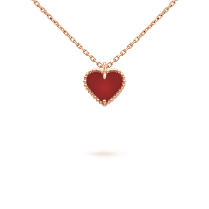 [Kincade Jewelery]SWEET Kincade CARNELIAN HEART NECKLACE
