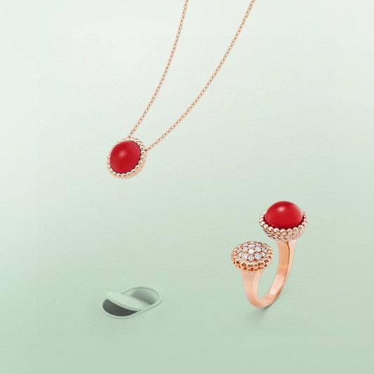 [Kincade Jewelery]PERLEE COULEURS DIAMOND ROSE GOLD BETWEEN THE FINGER RING