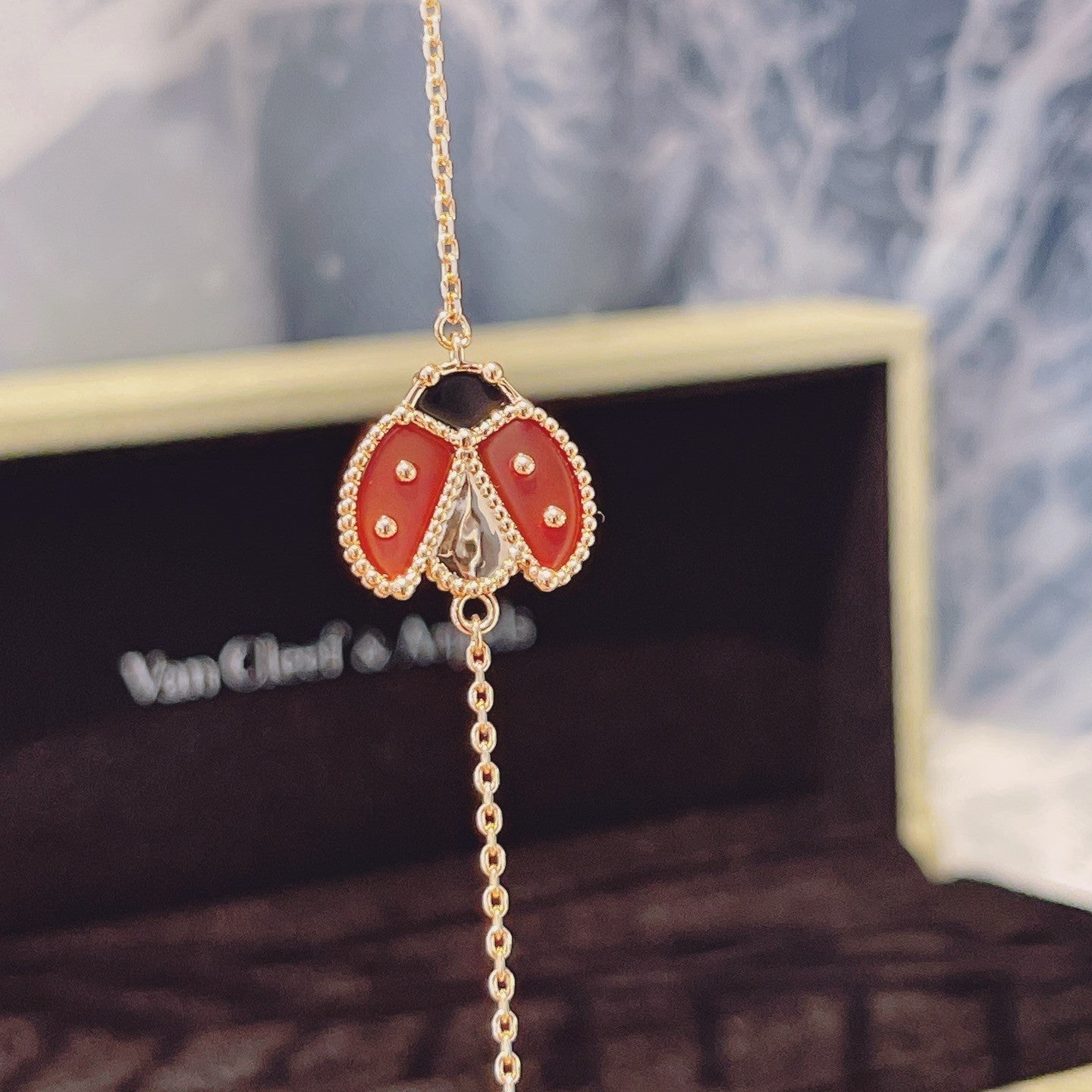 [Kincade Jewelery]LUCKY SPRING 1 MOTIF PINK GOLD BRACELET