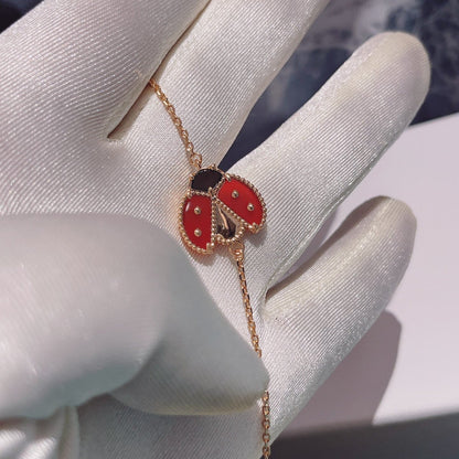 [Kincade Jewelery]LUCKY SPRING 1 MOTIF PINK GOLD BRACELET