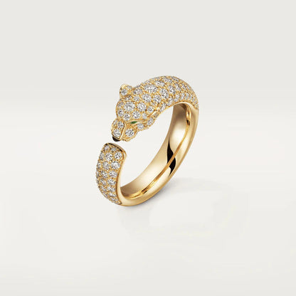 [Kincade Jewelery]PANTHERE PINK GOLD DIAMOND RING